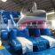 Outdoor Playground Kids Inflatable Pool Whale Slide For Entertainment