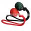 2020 pet supplier  Christmas dog toy customized color dog rope toy  interactive ball toy for dogs