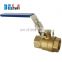 brass lockable ball valve with lock handle