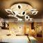 European popular leaf shape acrylic pendant lamp from China manufactory