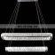 Stainless steel crystal industrial style button chandeliers hotel living room hanging pendant light