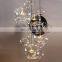 Modern Cear Bubbles Decorative Glass LED Hanging Pendant Light Chandelier
