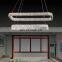 Stainless steel crystal industrial style button chandeliers hotel living room hanging pendant light