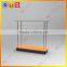 Clothes display rack with wheels