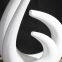 Matte Simple Style Unique Creative Water Drop Ceramic Dry Flower Vase For Hotel Office