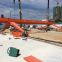 MH type15 ton general gantry crane, gantry crane, main girder box support leg gantry crane, rail type small crane