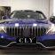 High Performance Front Car Grille For 2015-2018 Benz W205 C CLASS change to C63 AMG GTR Style Silver Grill