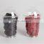 Most popular 12oz/360ml cystal disposable plastic cup with matching lids, printing allowed for six colors, supplied by Dongsu