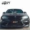 CMST style carbon fiber body kit  for BMW M2 F87 front lip rear diffuser side skirts and trunk spoiler for BMW F87 facelift