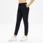 In stock womens high waist drawstring blank sweat pants jogger pants with pocket yoga leggings wholesale