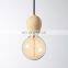 Vintage Edison Style Bulb E27 wood lampholder ceiling rose Decorative light wood lamp holder