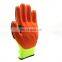 HPPE anti impact ant cut mechanic TPR sandy nitrile gloves