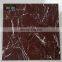 600x600 full body dark red color glazed polished porcelain marble design floor tile