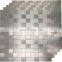 brushed metal mosaic tile round shape mosaic self adhesive for wall purple mosaic tile