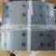 4515Q Truck tractor brake system accessories drum brake shoe lining with rivet for Ford F800