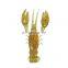 Hot sell 2.3g saltwater prawn shrimp fishing lure luminous soft shrimp bait