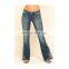 women's skinny denim embroidered jeans with metal button for closure type jean mujer