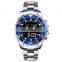 Luxury Skmei 1896 Arabic Islamic Stainless Steel Muslim Prayer Men Azan Watch With Qibla Direction