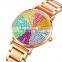 skmei 1811 lady fashion watch golden wrist quartz watches