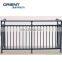 High Quality Different Types Of Black Spindle Deck Railing Prefab Metal Black Aluminum Deck Railing systems