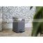 Household Multi Colors Powder Coating Square Stainless Steel Foot Pedal Waste Bin 3L 5L 12L White Grey Pedal Bin