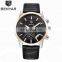 Benyar BY-5104M Personalized Man Quartz Wrist Watches Chronograph Calendar Luxury Leather Men Watch Manufacturer