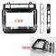 2011-2017 Car navigation large screen installation decorative frame console GPS installation frame Kit With Power Cable