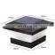 Solar Ground LED Light For Outdoor Powered Pillar Light Fence Gate Pillar Waterproof Courtyard Light