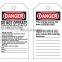 Plastic Lockout Scaffolding Danger Tags