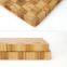 Wholesale Organic Bamboo End Grain Cutting Board With Juice Groove Large Thickness Kitchen Chopping Block Food Butcher Board