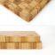 Wholesale Organic Bamboo End Grain Cutting Board with Juice Groove Large Thickness Kitchen Chopping Block Food Butcher Board