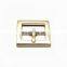 Factory Price 16 mm Gold Plated Metal Square Rings Ladies Sandal Buckle For Sandals High-heeled Shoes