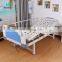 Wholesale Price Silent wheels Patient Transfer Delivery Manual Two Function Nursing Hospital Bed with Drainage Hook
