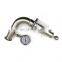 Sanitary Stainless Steel Tri Clamp Pressure Relief Valve with Pressure Gauge