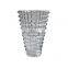 Creative Modern Handmade Bacca Burner Home Wedding Decoration Tabletop Small 15cm Flower Clear Mosaic Glass Crystal Vase