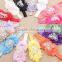 Lovely Children Flowers Crystal Crown Design Headband Girls Princess Fabric Flower Baby Headband Cotton Headbands MY-AA0005