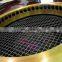Hot Sale BBQ Stainless Steel Round Grill Mesh Removable Folding Barbecue Wire Mesh