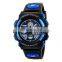Promotional sports digital kids watch brand Skmei1163 multicolor 50m waterproof wristwatch for children