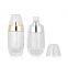 30ml egg shaped liquid bottle for powder foundation Spot cosmetic glass bottle Packaging material thick bottom oval full cover emulsion bottle