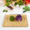 Bamboo Wood Cutting Board Carving Countertop Chopping Block With Built-In Compartment