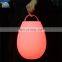 solar bed light IP65 waterproof led lamp rechargeable outdoor table lights