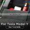 Trunk Side Baffle For Tesla Model Y Trunk Side Divider Board Adhesive Clap board Baffle Divider Accessories