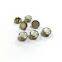 HLD factory wholesale color BRASS&SS 16L 18L pearl Prong snap button for clothes