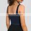 New Hot Sale Soft Custom Logo Shockproof U Back Sexy Sports Bra Ladies Workout Gym Fitness Yoga Crop Tank Top For Women