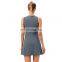 Women Golf Sports Wear One-piece Skirt Dress Yoga Fitness Breathable Tennis Pocket Shorts Two Piece Tennis Set