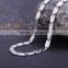 New Design Wholesale Fashion Rhodium Plated Curb Chain Of Necklace Jewellery