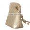 custom plain pu leather lady shoulder bag