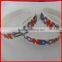 Fashion slogan good luck silicone bracelet