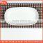 porcelain dinnerware square shallow plate,hotel and ceramic restaurant dinner plate pizza plate