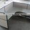 60mm thickness office partition furniture for staff workstation